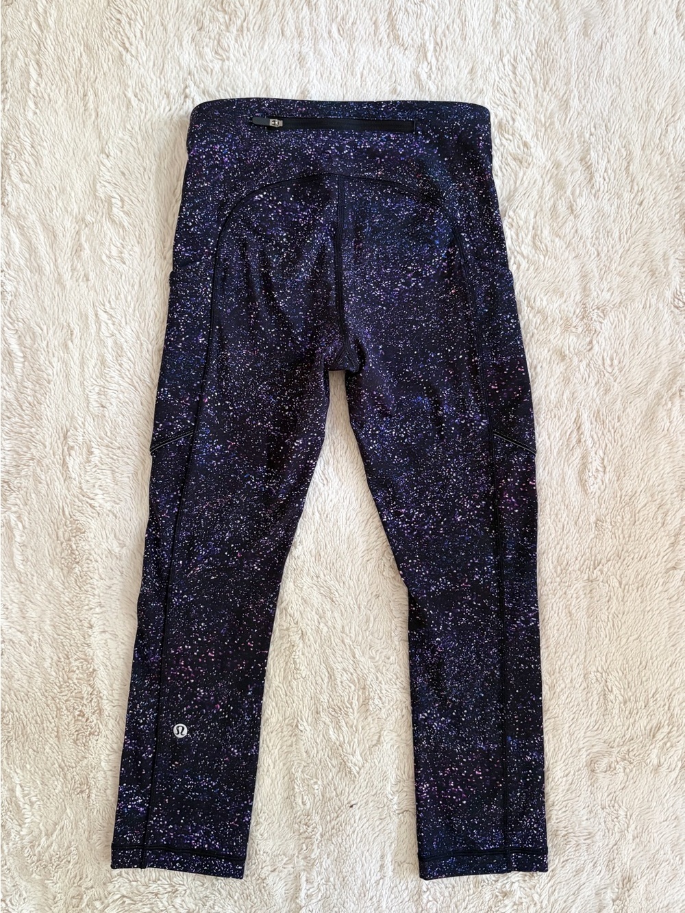 Lululemon Fast & Free High Rise Tight Galaxy Speckled Print Leggings Size 2 - Picture 4 of 6